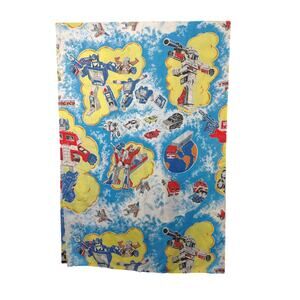 Transformers Hasbro Industries Twin Flat Sheet 1984
